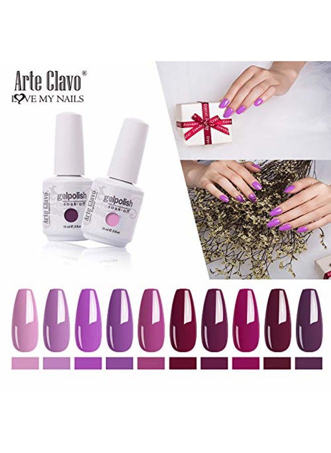 Arte Clavo - 2 Pcs 15ml No Wipe Gel Top Coat and Base Coat Set - Shine Finish and Long Lasting, Soak Off LED Nail Lamp Gel Base Top Coat Finish Nail Art Design Manicure Gifts for Women - Image 1