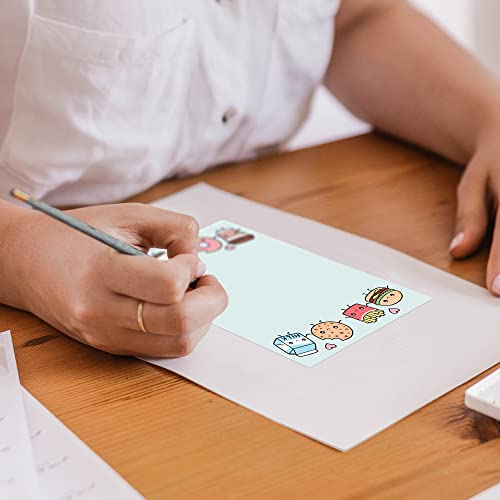 DAILY RITMO Cute Kawaii Food Love Sticky Notes | Food Humor Notebook Notepad Note Card for Novelty Lover Gift | 50 Pages 4x6 - Image 5