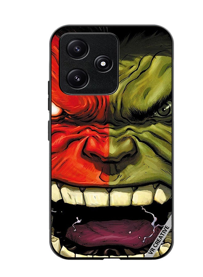 VR CREATIVE Protective Case Cover For Xiaomi Poco M6 Pro 5G Hulk Design Multicolour - Image 1