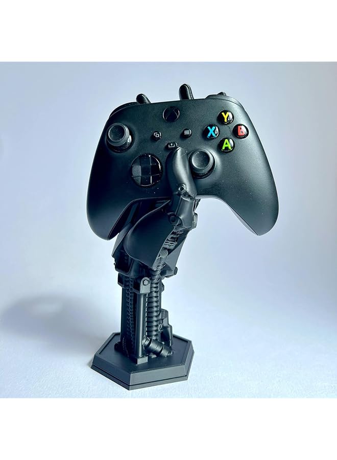 إيروريكس حامل وحدة تحكم الألعاب وحامل سماعة الرأس للساعة الذكية متوافق مع Ps4 وPs5 وXbox وXbox وPs4 وPs5 والمزيد باللون الأسود - Image 3