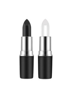 Mysense Mysense Black and White Face Body Paint Stick, Eye Black Stick for Sports Baseball Softball Football, Blendable Cream Facepaint for Halloween Costume Clown Skull Skeleton Cosplay Makeup 