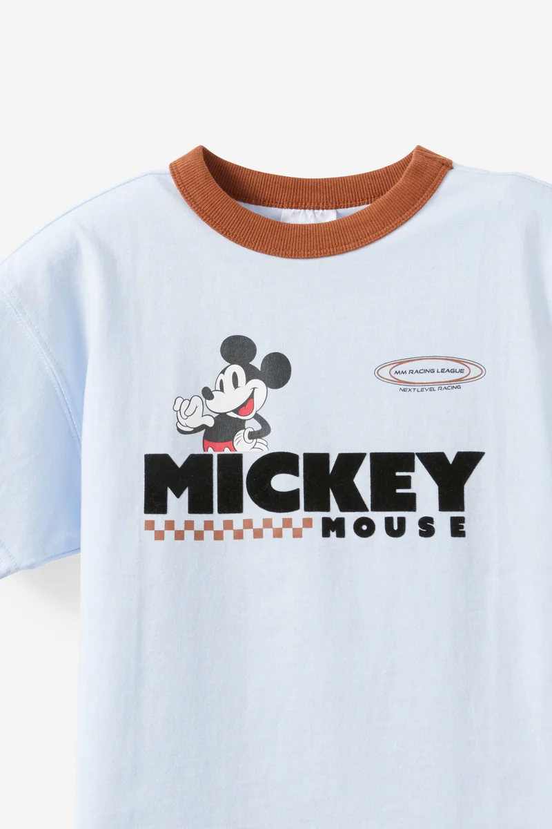 Cotton On Mickey & Minnie Disney Drop Shoulder SS Tee