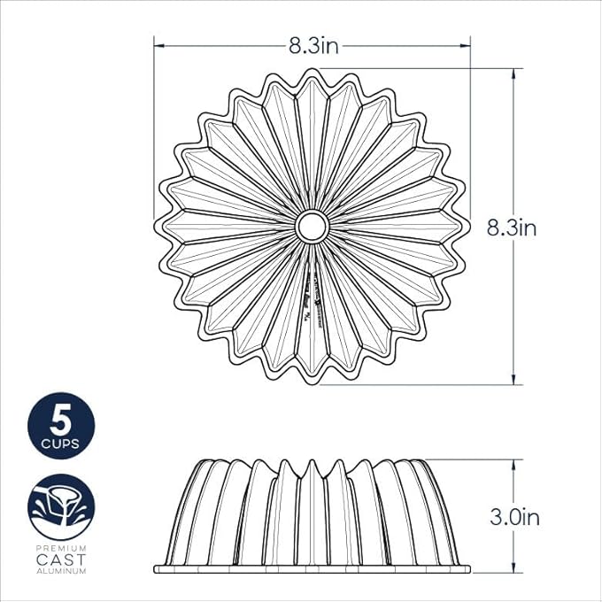 5 Cup Brilliance Bundt Pan - Image 4