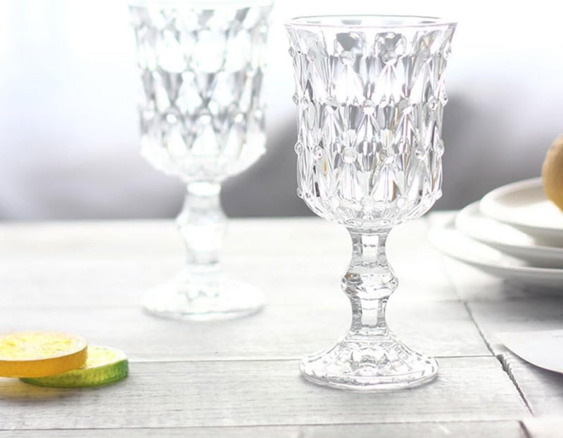 Thickened Red Wine Glasses, Crystal Glass Goblets with Embossed Dots, Stemware for Wine Tasting, Banquets, and Party Use - Image 4