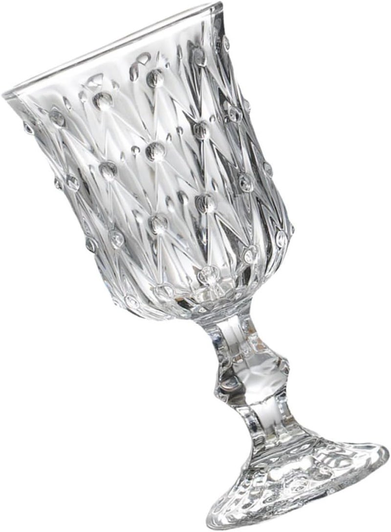 Thickened Red Wine Glasses, Crystal Glass Goblets with Embossed Dots, Stemware for Wine Tasting, Banquets, and Party Use - Image 1