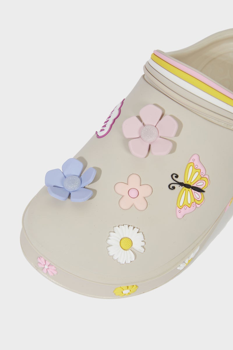 DeFacto Beige Girl Girl Flat Sole Eva Sandals Casual - Image 5