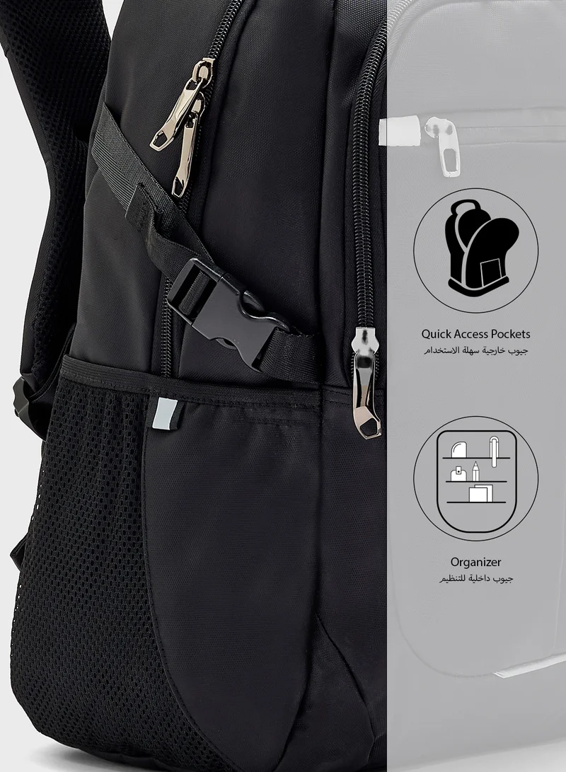 Robert Wood Premium  Backpack With Pocket Organiser
