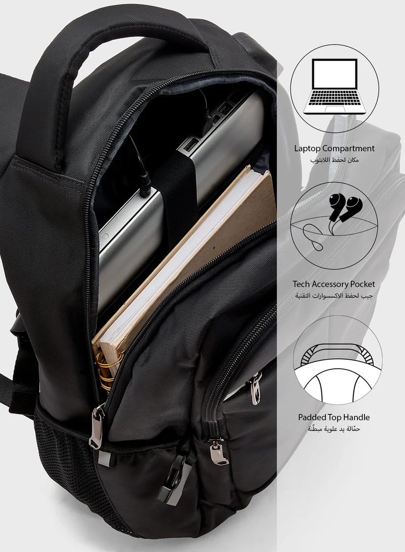 Robert Wood Premium  Backpack With Pocket Organiser