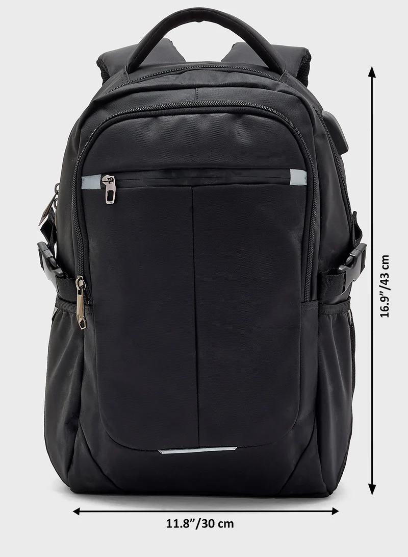 Robert Wood Premium  Backpack With Pocket Organiser