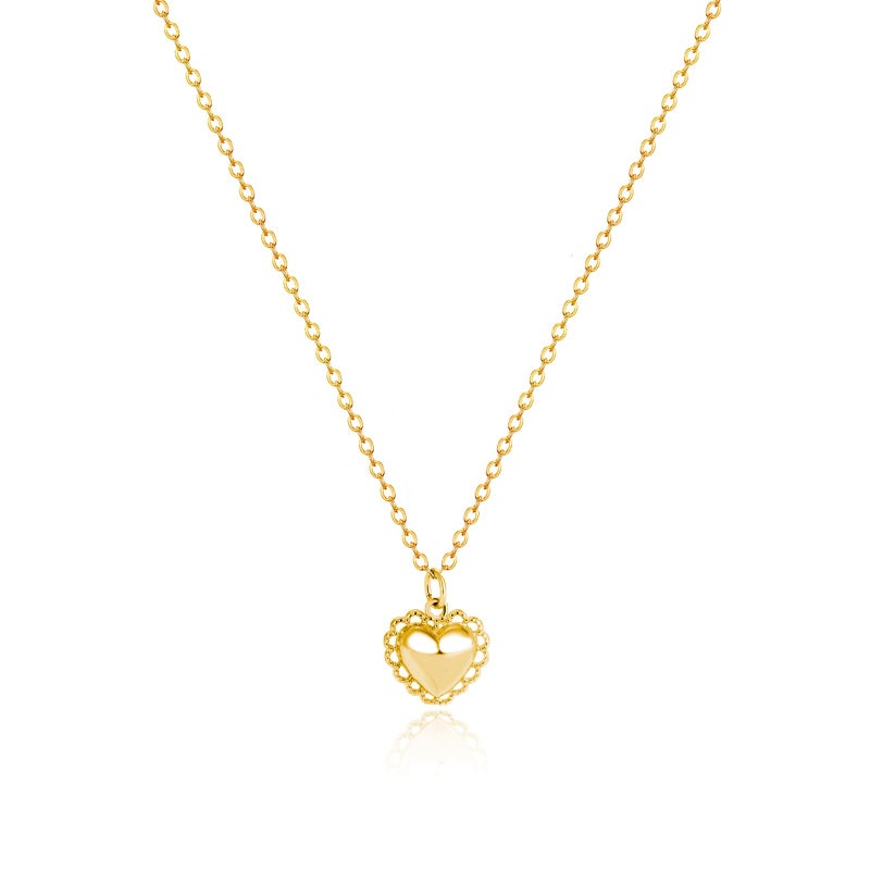 Zeffy Heart Necklace Small Cute Necklaces Trendy Dainty Tiny Heart Choker Necklaces Dainty Simple Jewelry Gifts - Image 1