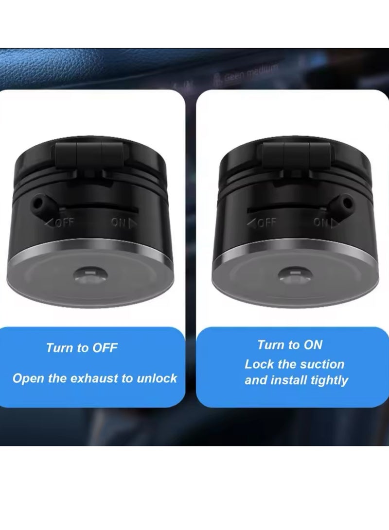 Foldable car mount vacuum suction cup car navigation mount double-sided magnetic suction lazy phone holder - Image 5