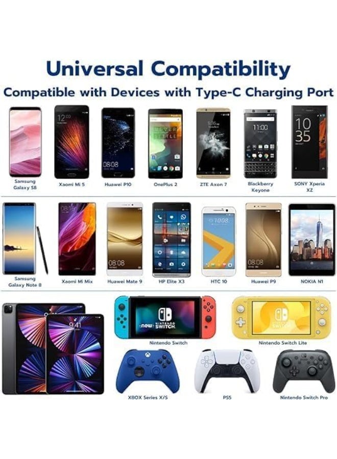 Universal 1.8M  USB-C Cable Charger for PS5/Xbox Series X/S Controllers, High-Speed Type C Charging Cord for PlayStation 5 DualSense, Smartphones, Tablets & All Type-C Devices, Data Sync - Image 5