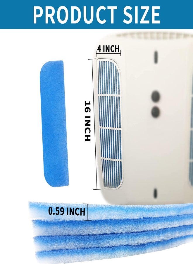 Tikfoam RV AC Filter 4 x 16 Inch RV Air Filters, MERV 6 Original Standard AC Filter 4 Filters - Image 2