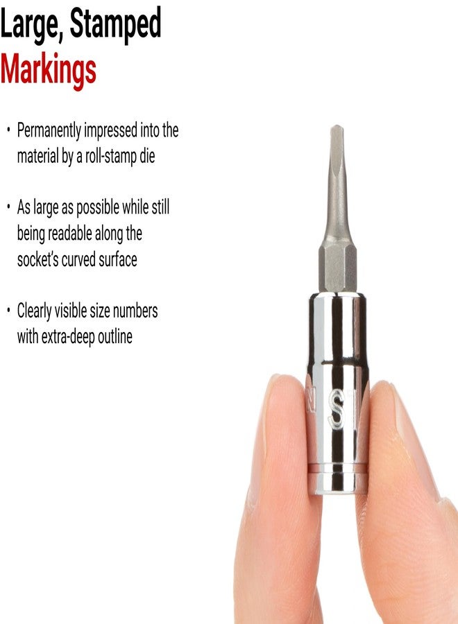 TEKTON 1/4 Inch Drive x S2 Square Recess Bit Socket | SHB05202 - Image 3