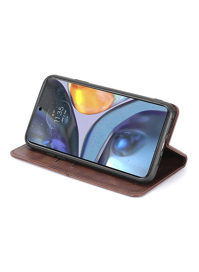 S-TOP Case For Realme C33 4G Cow Texture Magnetic Leather Phone Case - Image 4