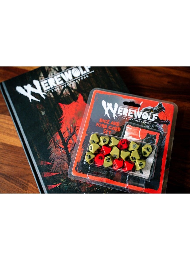Renegade Game Studios Werewolf: The Apocalypse 5th Edition Roleplaying Game Dice & Form -Card Set - RPG Accessory, Contains 17 Dice & 5 -Cards  - Image 4
