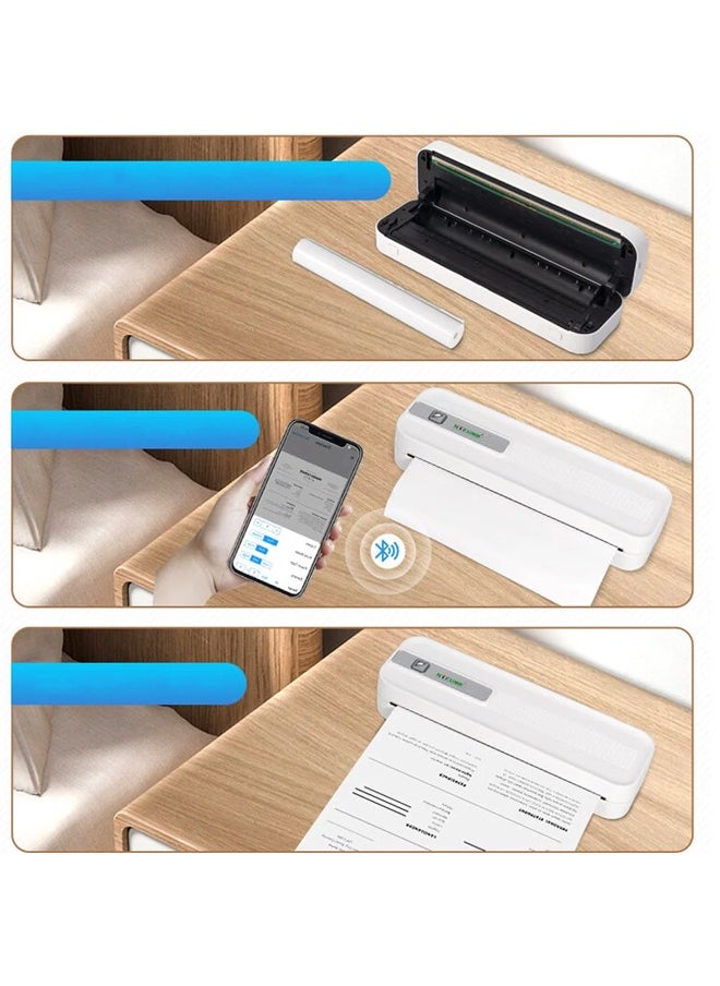 NETUM Netum wireless thermal printer that you can use via the application or Bluetooth – A4  - Image 3