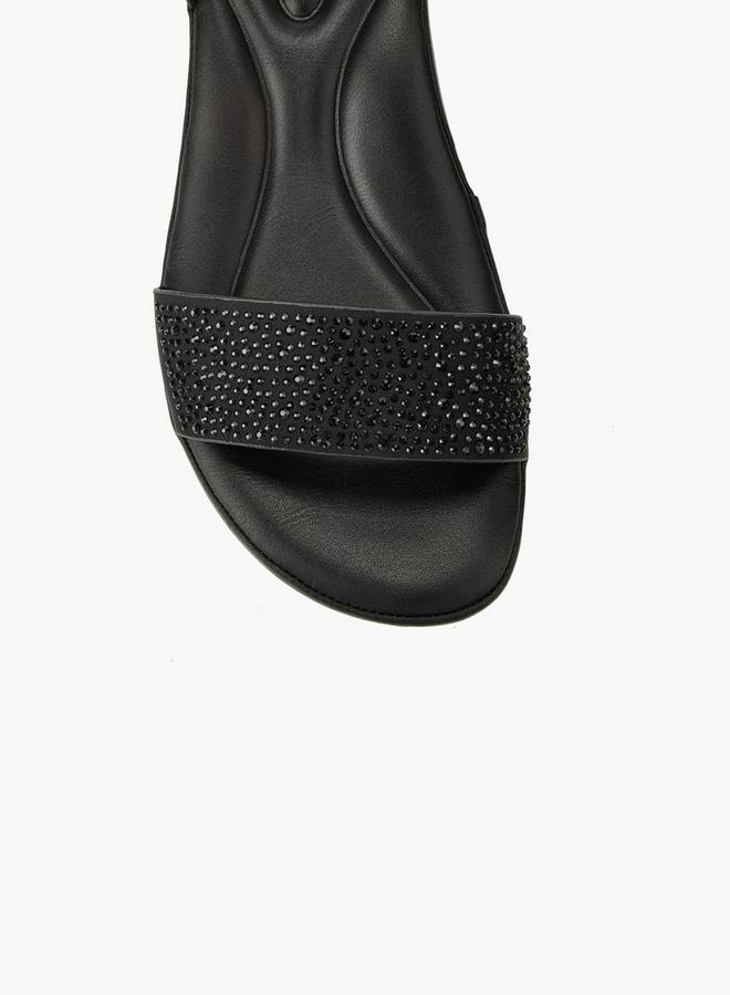 لو كونفورت صنادل نسائية بحزام للكاحل مزينة - Image 4