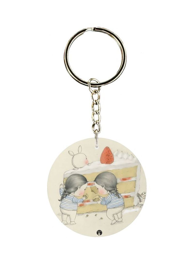 RKN Cartoon Themed Single Sided Keychain