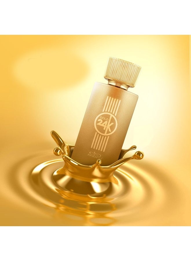 نبيل دهن العود عنتر جولد عيار 24 أودي وودي دان العود أميري ماء عطر ديزرت ليذر 100 مل - عطور مجموعة تريندي - Image 5