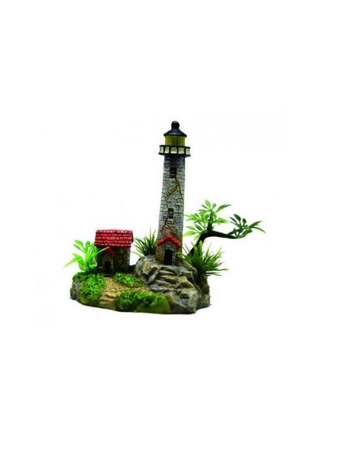 زينة حوض السمك نبات صناعي للمنزل متوسط الحجم