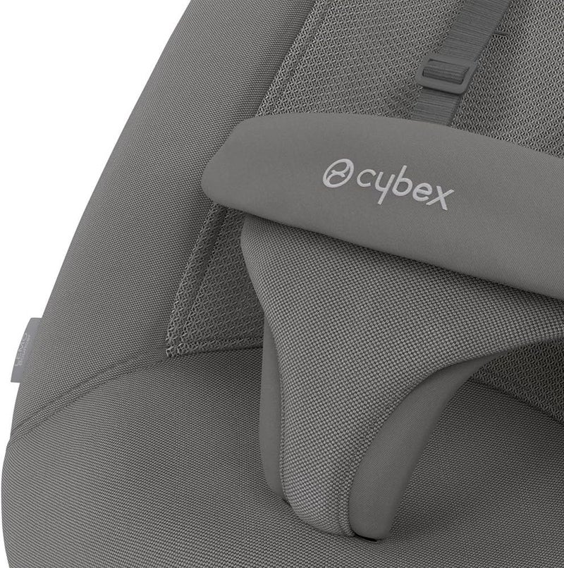 CYBEX Gold Lemo Baby Bouncer, Suede Grey, From Birth to 3 Years Up to 15 kg, Polyester With Cotton Inlay, Adjustable Backrest, Self-Bouncing, Removable Harness - Image 3