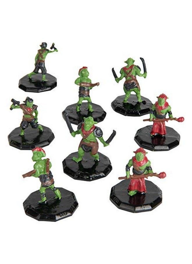 Monster Protectors - 8 Painted Fantasy Goblin Mini Figures All Unique Designs 1" Hexsized Compatible With Dnd Dungeons And Dragons & Pathfinder And All Rpg Tabletop Games - Image 1
