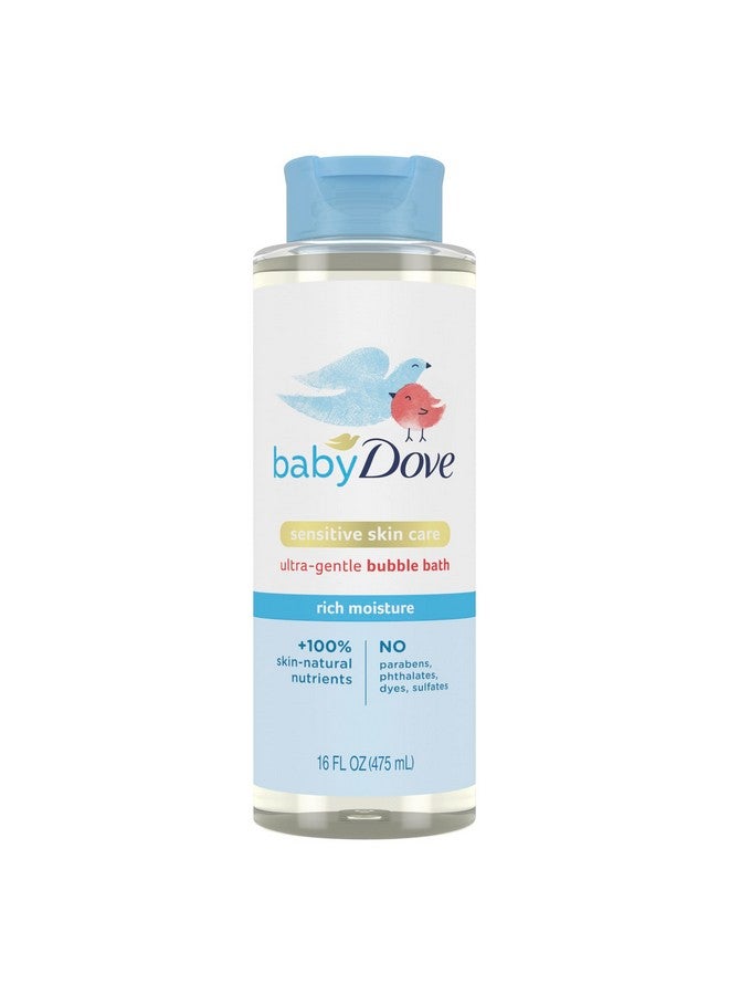 Baby Dove Bubble Bath Rich Moisture For Nourished Skin And Bath Time Fun Sensitive Skin Care With Skin-Natural Nutrients 16 Oz - Image 1