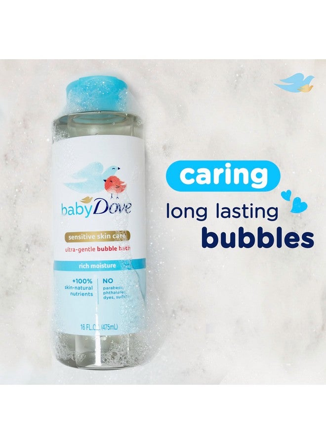 Baby Dove Bubble Bath Rich Moisture For Nourished Skin And Bath Time Fun Sensitive Skin Care With Skin-Natural Nutrients 16 Oz - Image 3