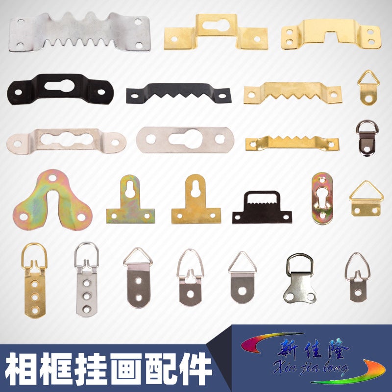 Po Frame Accessories Hanging Buckle Hanging Ring Invisible Hook Metal Nail Hardware Hook Picture Frame Hanging Dark Hanging Buckle Oil Painting Hanging Painting Accessories - Image 2