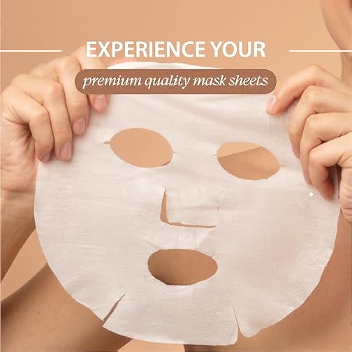 Innerest Original Derma Beauty Vegan Face Masks 12 PK Ultra Moisturizing Coconut Face Mask Skin Care Sheet Masks Set for Beauty & Personal Care Korean Face Mask - Image 5