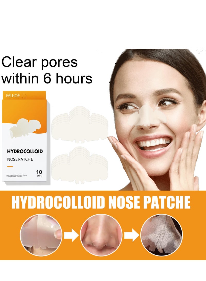 EELHOE Remove nose blackheads and pimples, clean and shrink pores with nose patches(10 Count)Remove nose blackheads and pimples, clean and shrink pores with nose patches(10 Count) - Image 4