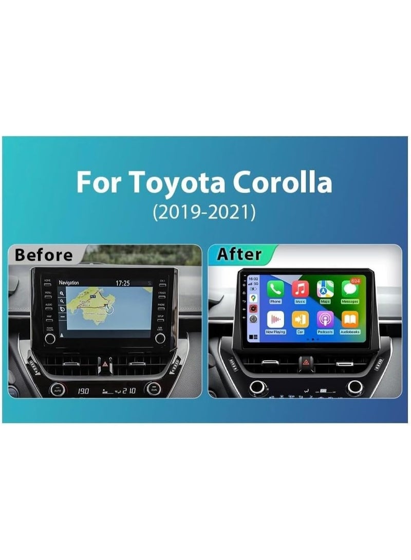 SHEZA STAR Android Screen For Toyota Corolla 2019 TO 2021 4GB RAM 64GB ROM Support Apple Carplay Android Auto Wireless QLED Touch Screen With Backup Camera Included - Image 2
