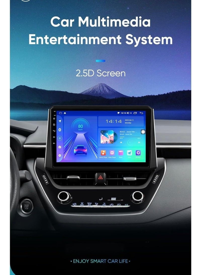 SHEZA STAR Android Screen For Toyota Corolla 2019 TO 2021 4GB RAM 64GB ROM Support Apple Carplay Android Auto Wireless QLED Touch Screen With Backup Camera Included - Image 4