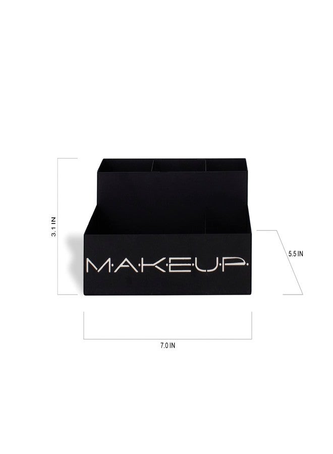GEGUTON Makeup Organizer Box - Organization Display for Makeups, Cosmetics Steel Storage Set for Vanity, Birthday Gifts for Mom, Women & Girls, Gift for Her - Beauty Collection - Black - Image 5