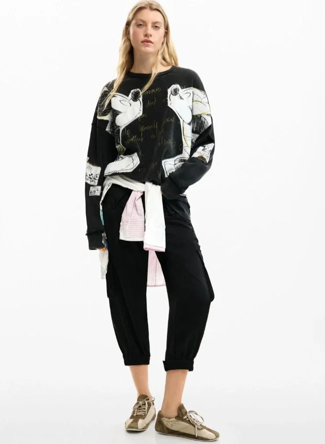 DESIGUAL Sweatshirt Mickey y Minnie Mouse