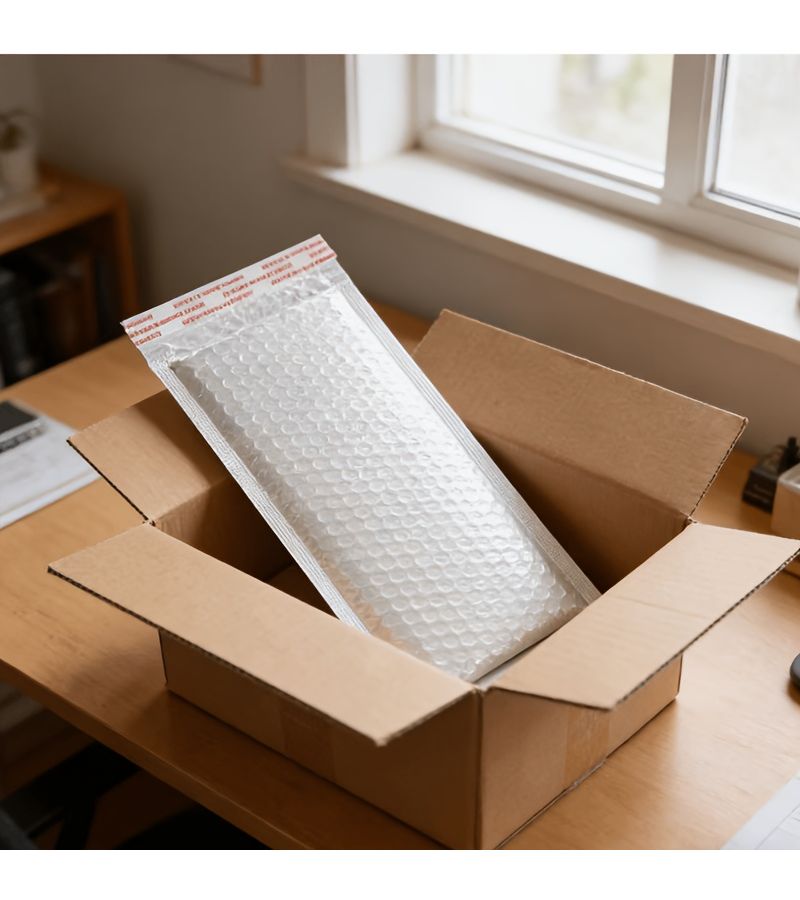 20 Pcs White Striped Bubble Bags Thickened Packing Foam Bags Shockproof For Express Delivery Postal Courier Logistics Transport - Image 3
