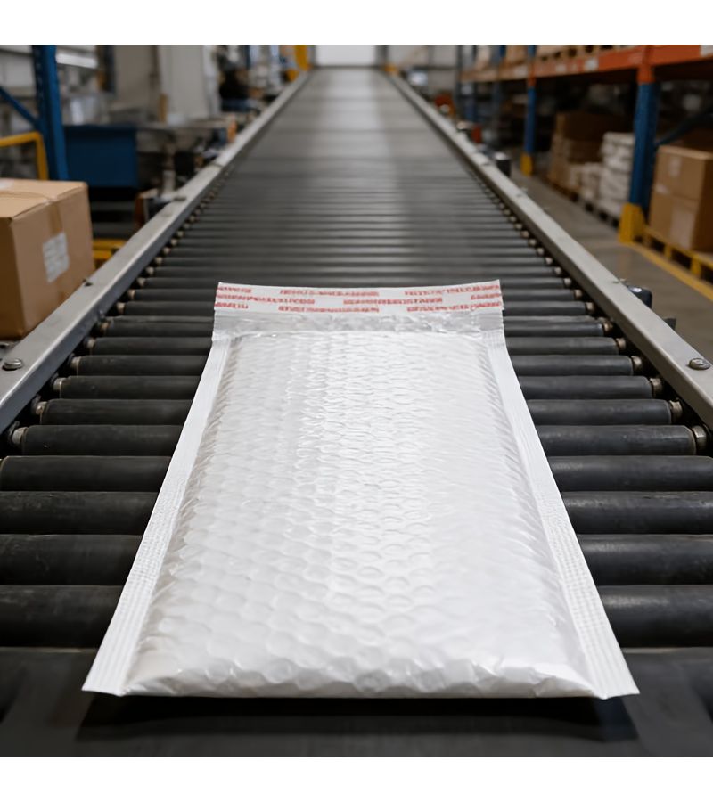 20 Pcs White Striped Bubble Bags Thickened Packing Foam Bags Shockproof For Express Delivery Postal Courier Logistics Transport - Image 5