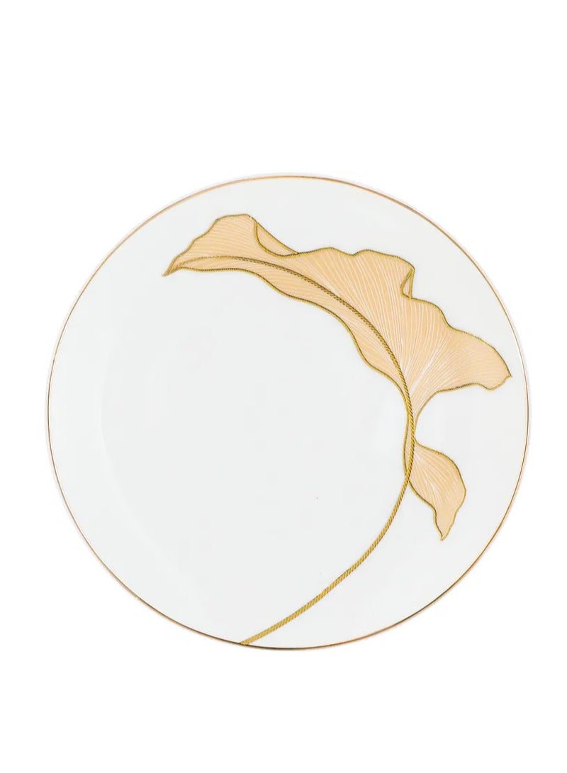 السيف غاليري طقم تقديم كيك بورسلان السيف غاليري، 14 قطعة - ابيض - Image 3