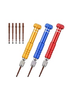 Y&D 18 Pcs Mini Screwdriver Set, 5-in-1 Multifunctional Slotted and Professional Precision Tiny Set for Eyeglass, Sunglass, Watch, Jewelry, Computer Repair Tool Kit, 3 colors  - Image 1