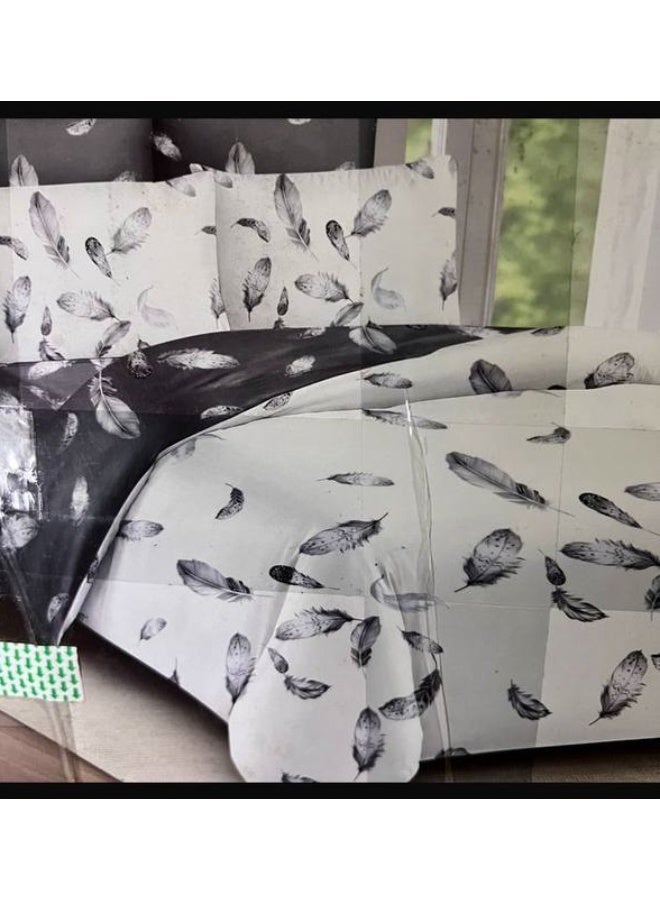 Luxury King 6-Piece Bedding Set –  simple Design, 220x240cm Duvet Cover with Fitted Sheet & 4 Pillowcases