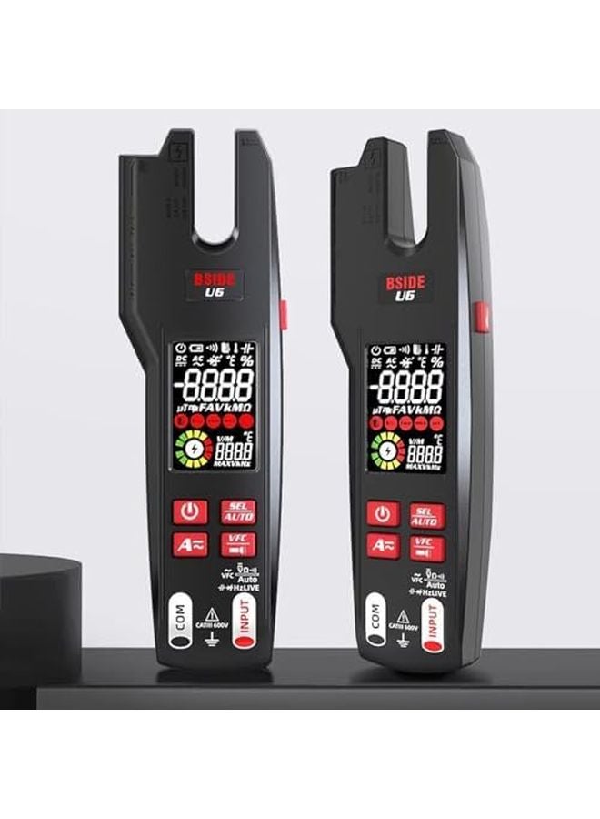 Auto Ranging Digital Multimeter Measures Voltage Current Resistance Temperature Capacitance - Image 3