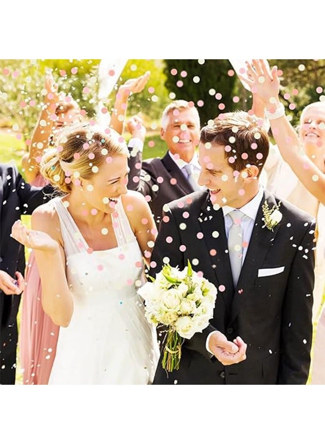 Ocean 6-Piece Mini Confetti Cannon, Party Popper Confetti Shooters Confetti Birthday Confetti 4.33 X 1.57 Inches-Wedding, New Year Kids Birthday Party Supplies (Pink) - Image 4