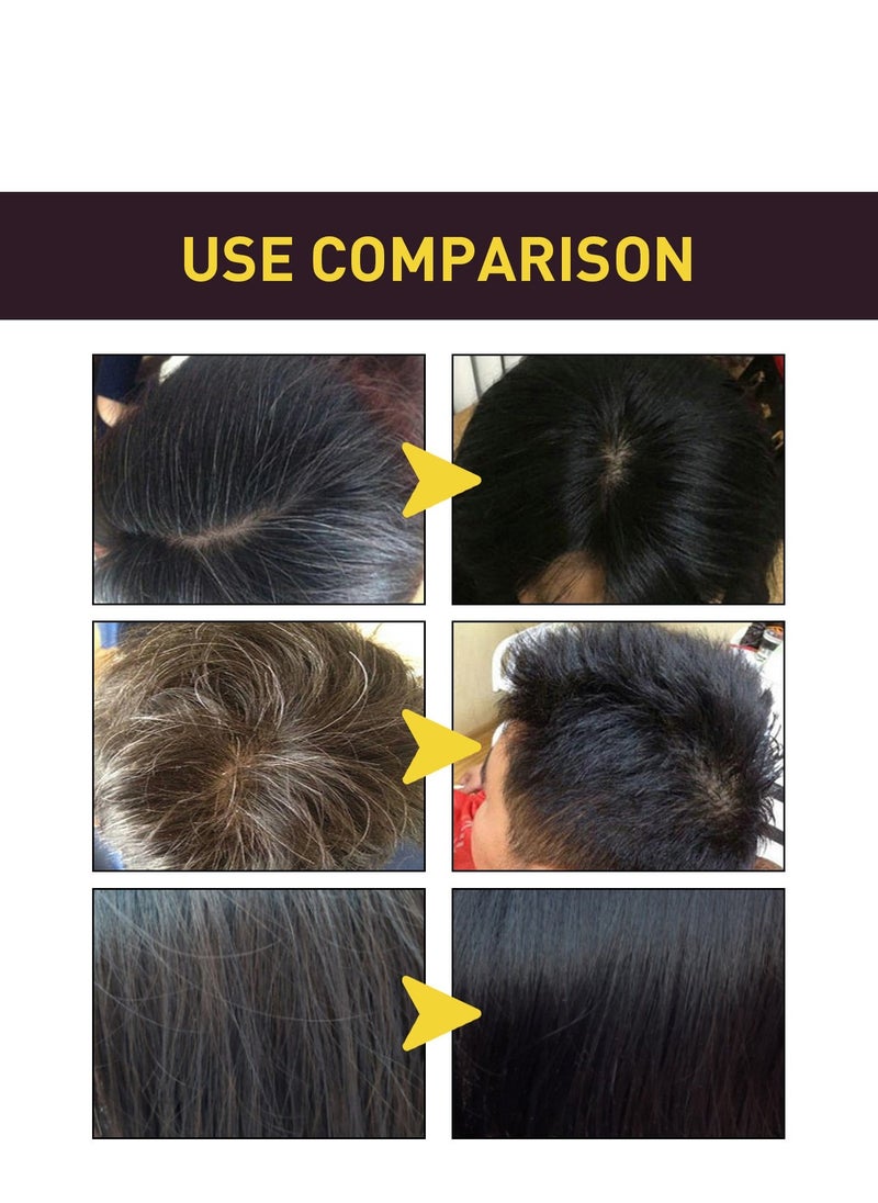 EELHOE Hair Dye Shampoo, Hair Hair Dye Shampoo 3 in 1, Hair Instant Dye Shampoo, Hair Color for Gray Hair Coverage, Long Lasting Hair Color Shampoo for Women & Men 100ml ( Nature Brown) - Image 3