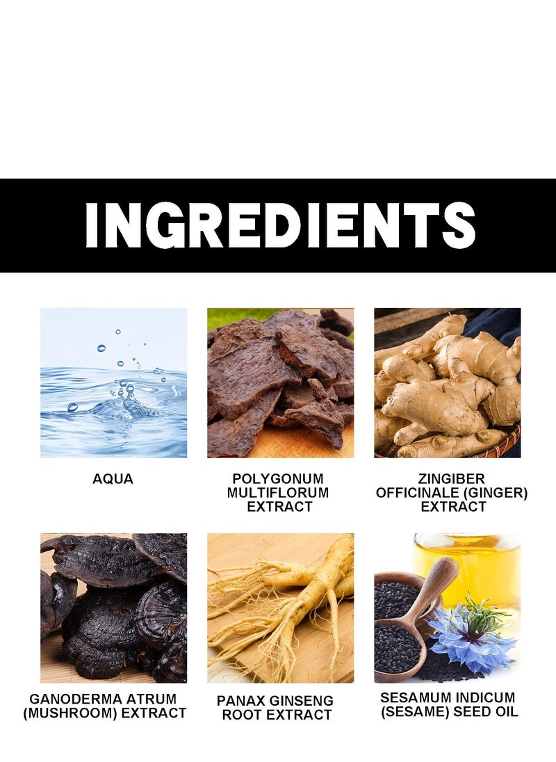 EELHOE Hair Dye Shampoo, Hair Hair Dye Shampoo 3 in 1, Hair Instant Dye Shampoo, Hair Color for Gray Hair Coverage, Long Lasting Hair Color Shampoo for Women & Men 100ml ( Nature Brown) - Image 4