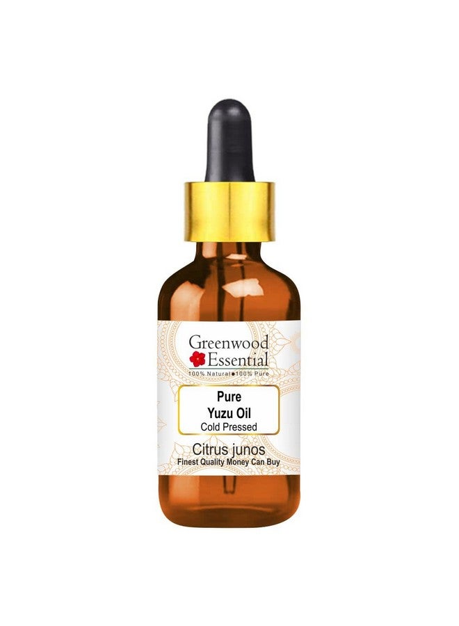 Greenwood Essential Greenwood Essential Pure Yuzu Oil (Citrus junos) with Glass Dropper Cold Pressed 5ml - Image 1