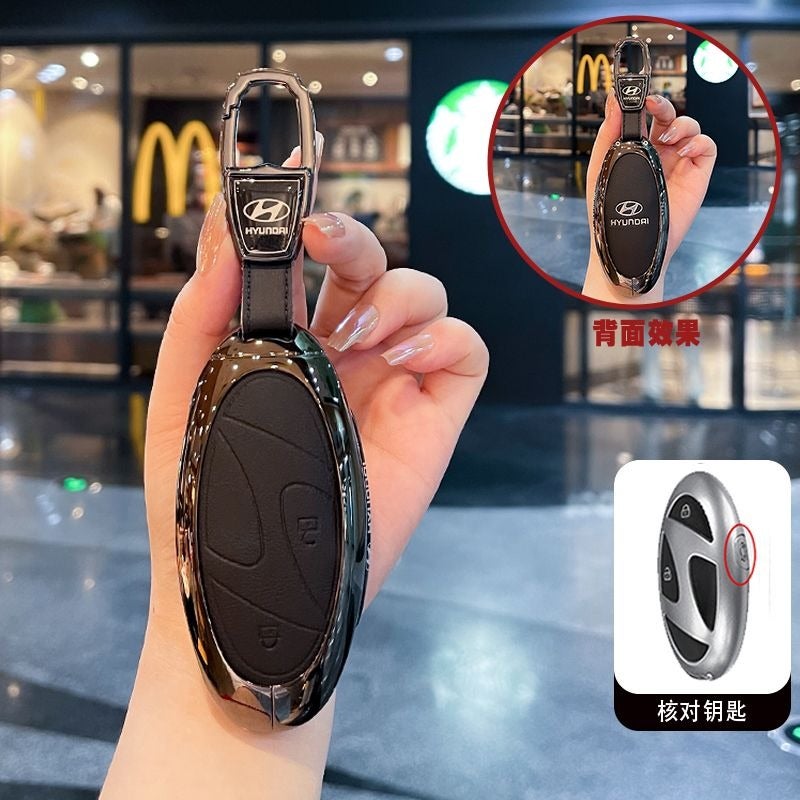 2025 New Modern Tucson Key Case - Metal Shell Cover for All Models