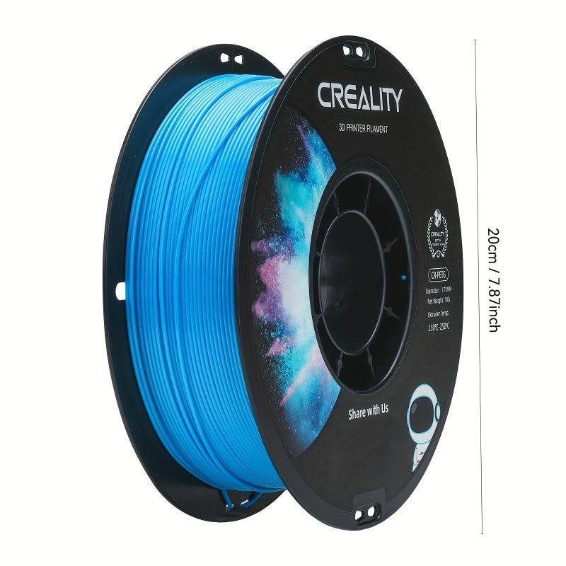 Creality PETG 3D Printing Filament 1.75mm Blue High Toughness 1kg For FDM Printers - Image 4