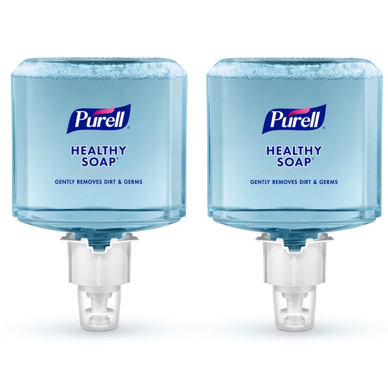 PURELL Brand HEALTHY SOAP Lotion Handwash, Clean & Fresh Scent, 1200 mL Refill for PURELL ES6 Automatic Soap Dispenser (Pack of 2) - 6495-02 - Manufactured by GOJO, Inc. - Image 1