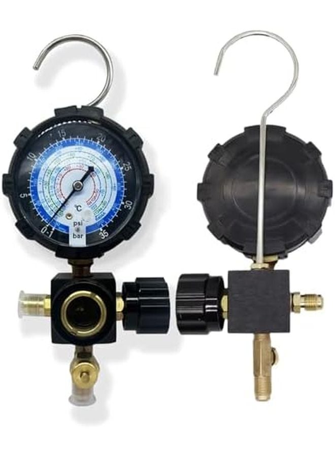 مقياس متعدد الأسود المنخفض لمكيف الهواء لأدوات شحن المبردات R22 و R410A و R134A و R404A - Image 2